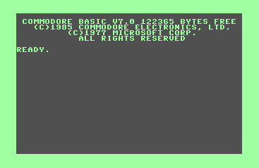 C128 Screen
